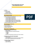 OUTLINE LAPORAN SURVEY MATA KULIAH STUDIO PERENCANAAN WILAYAH