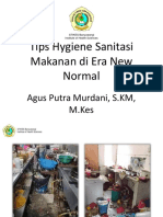 Tips Higiene Dan Sanitasi Masa Pandemi - Agus Putra Murdani