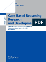 Case-Based Reasoning Research and Development: Ian Watson Rosina Weber
