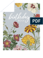 RHS Birthday Book - Royal Horticultural Society