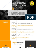 TEKNOLOGI POLYCRYSTALLINE SILICON CELL