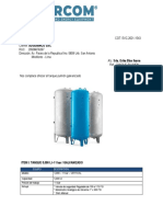 Adgeminco S.A.C. Cot #Evc-2021-1543 Tanque Pulmon de 5,000LT. Galvani...