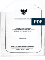 Perda KONSEL Nomor 19 Tahun 2013 Tentang Rencana Tata Ruang Wilayah Tahun 2013-2033