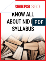 Know All About NID DAT Syllabus