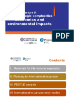 Economics and Environmental Impacts: Global Strategic Complexities