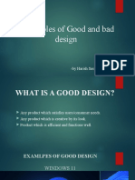 Difference Between Good Design and Bad Design