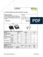 AOD425 P-Channel Enhancement Mode Field Effect Transistor: Features General Description