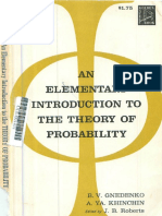 An Elementary Introduction To The Theory of Probability - 1961 - B.V. Gnedenko - A. Ya. Khinchin