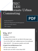 Electric Vehicles: An Alternate Urban Commuting