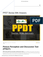 PPDT Stories With Answers: Picture Perception and Discussion Test (PP&DT)