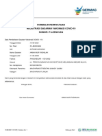 Formulir Pernyataan Registrasi Sasaran Vaksinasi Covid-19 Nomor: P-Lzencu6Q