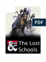 The Lost Schools (5e Subclasses)