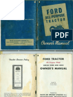Ford 4000 Owners Manual Reduced