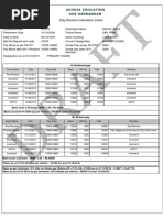 (Pay Revision Calculation Sheet) : School Education Ghs Garrangan