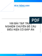 (ThichTiengAnh.com) 100 Bài Tập Trắc Nghiệm Câu Điều Kiện Trong Tiếng Anh Có Đáp Án-đã Chuyển Đổi