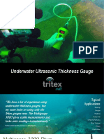 Underwater Ultrasonic Thickness Gauge