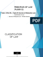 PLG0012 - Topic 1 - (Part B)