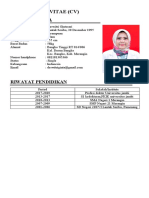 Curriculum Vitae (CV) : Personal Data