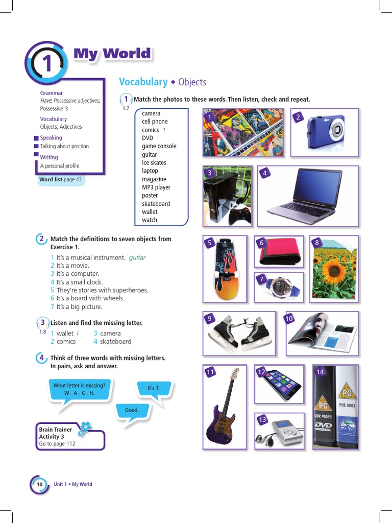 Class Book Move It 1 Unit 1 | PDF | Cubism