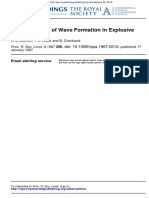 Welding The Mechanics of Wave Formation in Explosive:, Doi: 10.1098/rspa.1967.0010