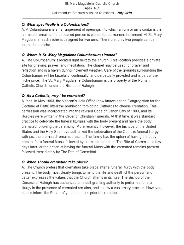 Inurnment Definition – What’s the Difference Between Entombment and ...