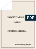 Diagnóstico integral de archivos del Departamento del Cesar
