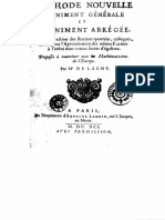 1691-METHODE NOUVELLE INFINIMENT GÉNÉRALE ET INFINIMENT ABRÉGÉE-Mr - de Lagny