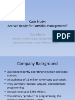 Case Study: Are We Ready for Portfolio Management at Star Media
