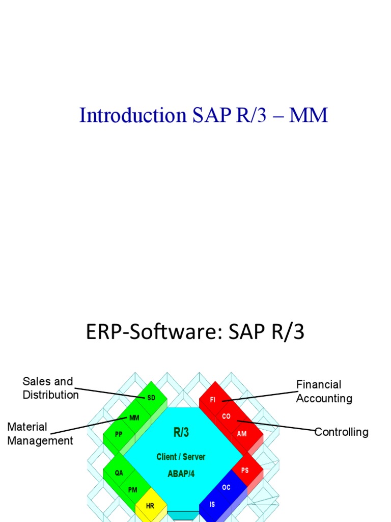 Introduction To SAP R3 (MM) | PDF | Invoice | Information Technology ...
