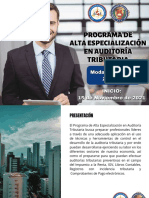 Brochure - Pae en Auditoria Tributaria - Ccpcajamarca - Act.