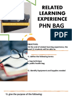 Related Learning Experience: PHN Bag