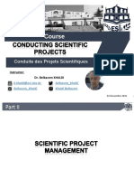 Course: Conduite Des Projets Scientifiques