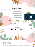 KLP 7 Modul Tentang Hak Cipta