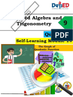 Advanced Algebra and Trigonometry Quarter 1: Self-Learning Module 14