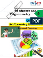 Advanced Algebra and Trigonometry Quarter 1: Self-Learning Module 18