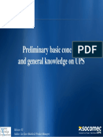 Preliminary Basic Concepts and General Knowledge On UPS - R03