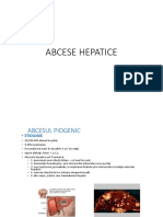 ABCESE HEPATICE