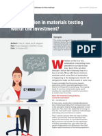 Is Automation in Materials Testing Worth The Investment?: Synopsis
