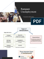 Rampant Unemployment Rukha Salman
