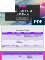 VADEMECUM BOVINOS ANTIMICROBIANOS Y ANTIPARASITARIOS