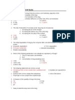 Biopharmaceutics BLUE PACOP Answerkey