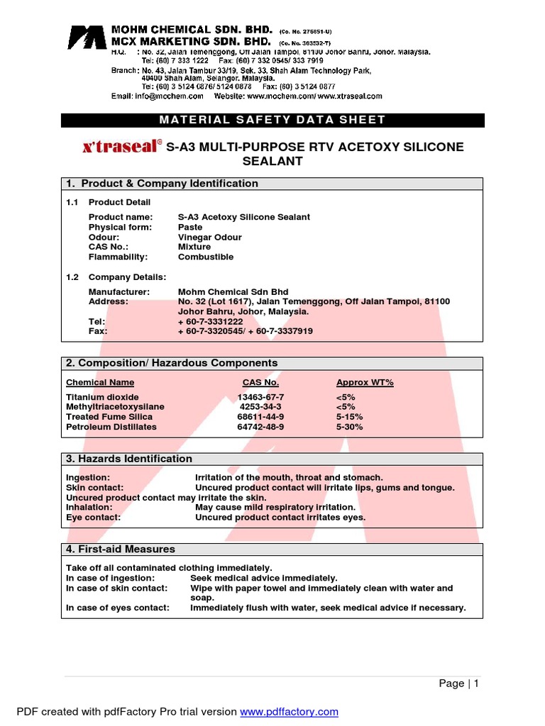 Rtv 560 Msds , Momentive RTV560 & DBT Catalyst Red Silicone Rubber ...