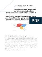 Tata Cara Penulisan Dialog