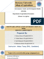 SPSS Introduction Group Assignment