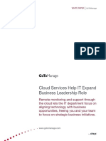 Cloud Services Help IT Expand Business Leadership Role