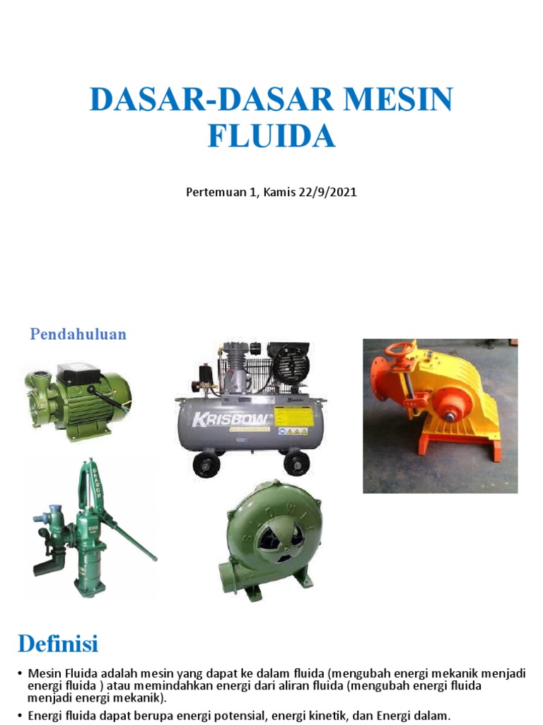 Dasar Mesin Fluida Pdf