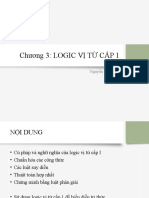 C3 - Logic Vị Từ Cấp 1