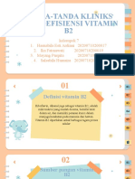 Kel 7 - Tanda Tanda Defisiensi Vitamin B2
