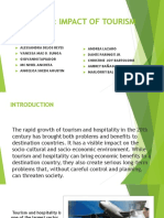 Chapter 6: Impact of Tourism