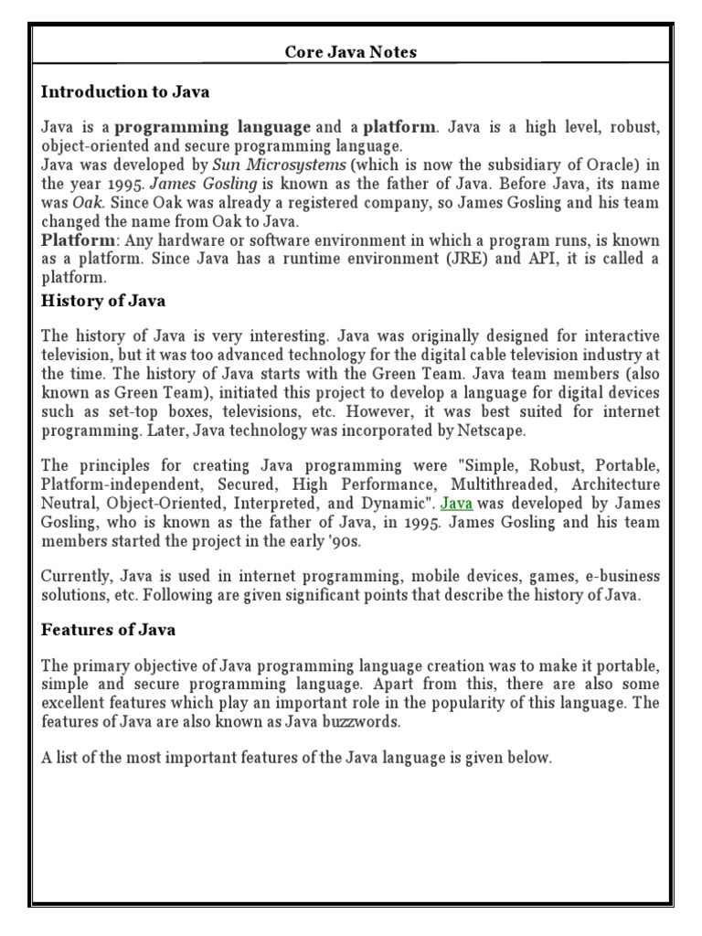 Platform: Any Hardware or Software Environment in Which A Program Runs ...